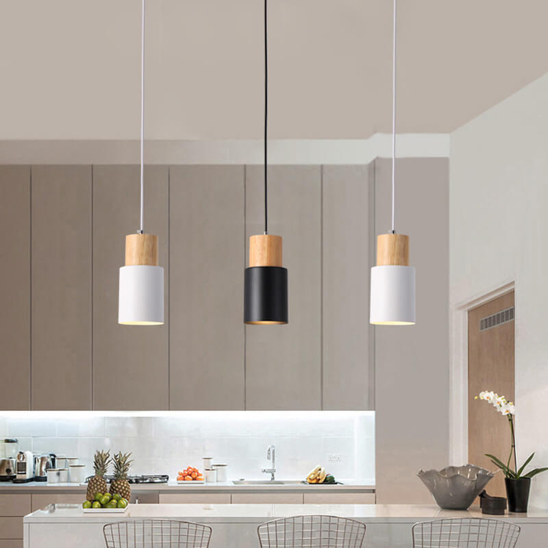 Zylinder-Hängeleuchte | Stilvoll Langlebig LED Modern Aluminium Einzigartig-Weiß-Luzern Mode