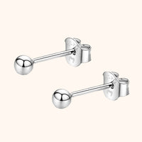 Ohrstecker | Schmuck Ohrringe Silber Langlebig Gold Kompakt Stilvoll-2 mm-Silber-Luzern Mode