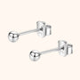 Ohrstecker | Schmuck Ohrringe Silber Langlebig Gold Kompakt Stilvoll-2 mm-Silber-Luzern Mode