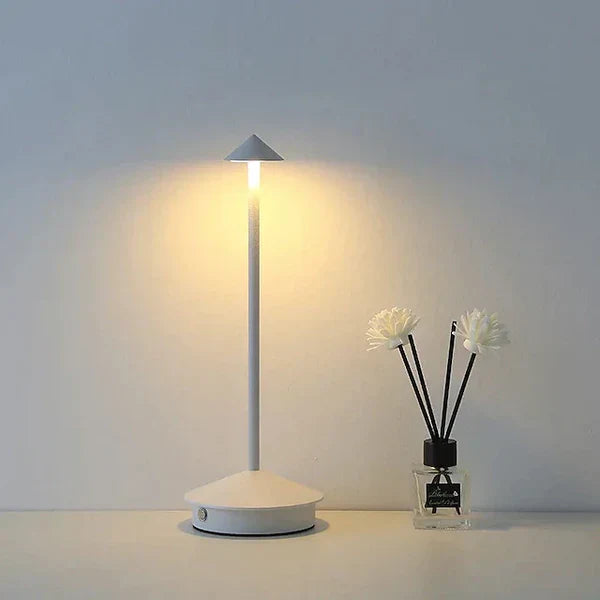 Tischlampe | LED Langlebig Stilvoll Stimmungsvol Ruhig Tragbar-Weiß-Luzern Mode
