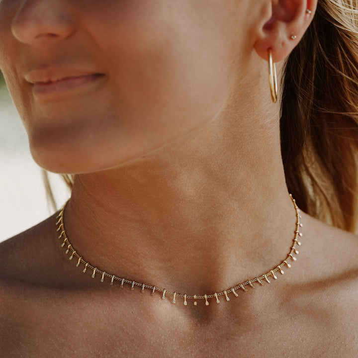 Halskette für Damen | Minimalistisch | Choker | Gold | Silber-Luzern Mode