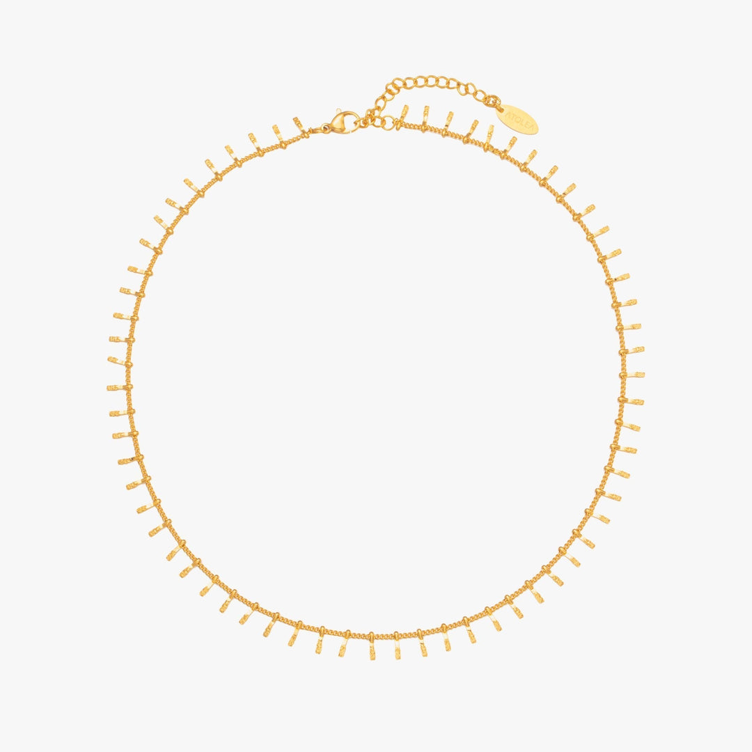 Halskette für Damen | Minimalistisch | Choker | Gold | Silber-Gold-Luzern Mode