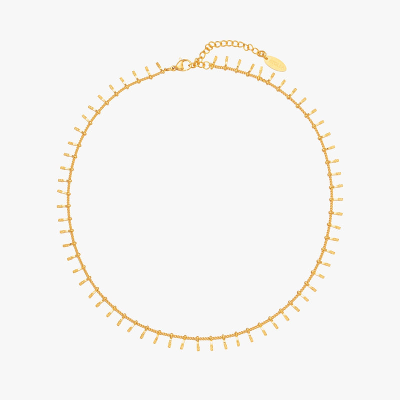 Halskette für Damen | Minimalistisch | Choker | Gold | Silber-Gold-Luzern Mode