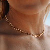 Halskette für Damen | Minimalistisch | Choker | Gold | Silber-Luzern Mode