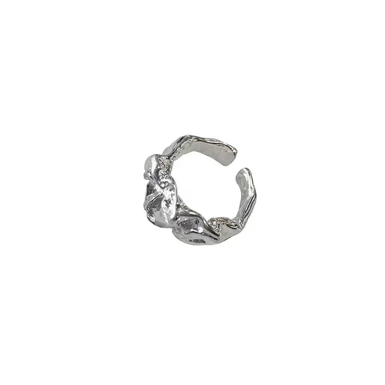Lava-Design-Ring | Silber Langlebig Gold Stilvoll Einzigartig Auffällig-Silber-Luzern Mode