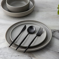 Besteckset | Minimalistisch Stilvoll Matt Langlebig Spülmaschinenfest-Luzern Mode