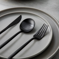 Besteckset | Minimalistisch Stilvoll Matt Langlebig Spülmaschinenfest-Luzern Mode