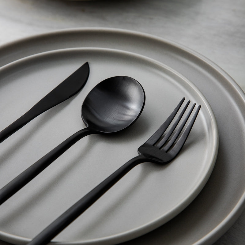 Besteckset | Minimalistisch Stilvoll Matt Langlebig Spülmaschinenfest-Luzern Mode