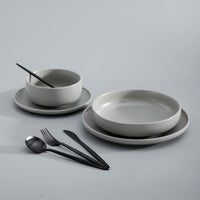 Besteckset | Minimalistisch Stilvoll Matt Langlebig Spülmaschinenfest-Luzern Mode
