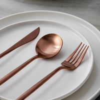 Besteckset | Minimalistisch Stilvoll Matt Langlebig Spülmaschinenfest-Luzern Mode