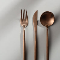 Besteckset | Minimalistisch Stilvoll Matt Langlebig Spülmaschinenfest-Luzern Mode