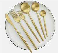 Besteckset | Minimalistisch Stilvoll Matt Langlebig Spülmaschinenfest-Luzern Mode