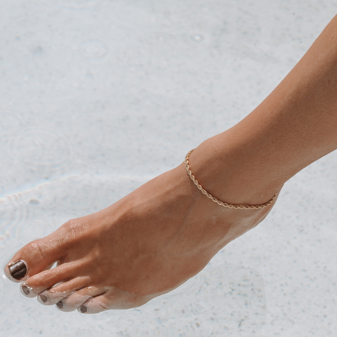 Fußkettchen für Damen | Minimalistisch | Gold | Silber | Stilvoll-Silber-Luzern Mode