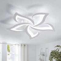 Blütenförmige Deckenleuchte | Acryl | Fernbedienung | LED | Dimmbar-Weiß-Luzern Mode