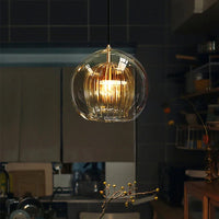 Hängeleuchte | Modern Glas Aluminium Stilvoll Elegant Einzigartig Vielseitig-Luzern Mode