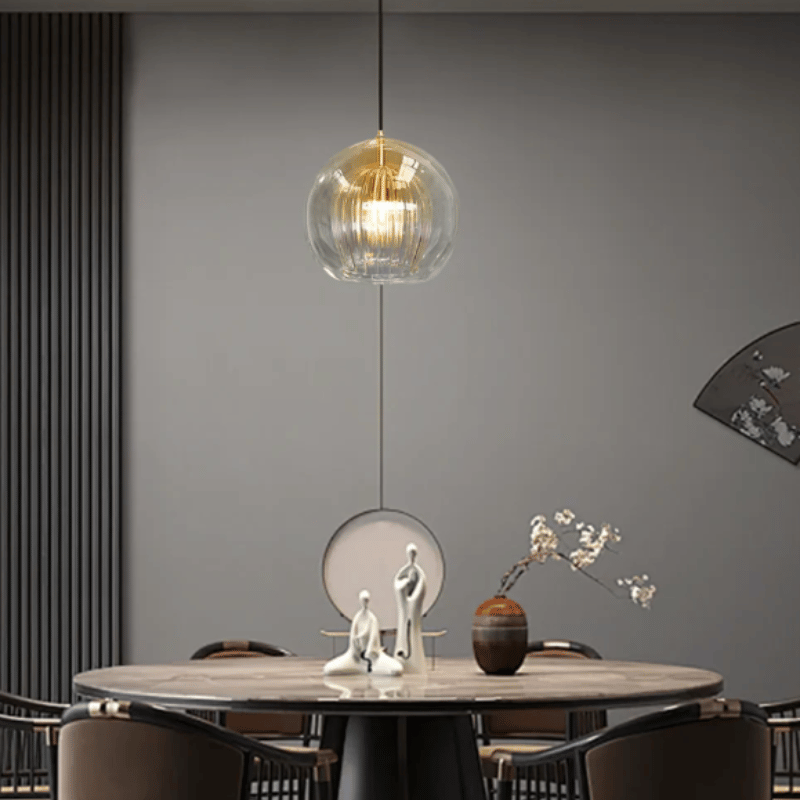 Hängeleuchte | Modern Glas Aluminium Stilvoll Elegant Einzigartig Vielseitig-Luzern Mode