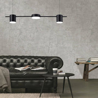 Pendelleuchte | Mehrfach Aluminium Langlebig Stilvoll Vielseitig Atmosphäre-3-Schwarz-Weiß-Luzern Mode