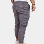 Herren Wintermantel mit Gürtel - Eleganter Wollmantel-Grau-XS-Luzern Mode
