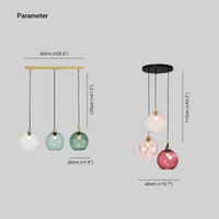 Cluster Pendelleuchte | 3 Lampen Modern Stilvoll Langlebig Vielseitig LED-Luzern Mode