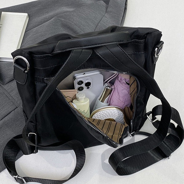 Damen Schultertasche | Diebstahlschutz | Geräumig | Sicher | Reißverschluss-Luzern Mode