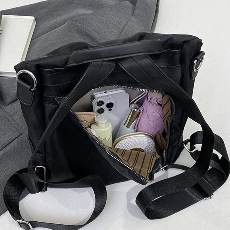 Damen Schultertasche | Diebstahlschutz | Geräumig | Sicher | Reißverschluss-Luzern Mode