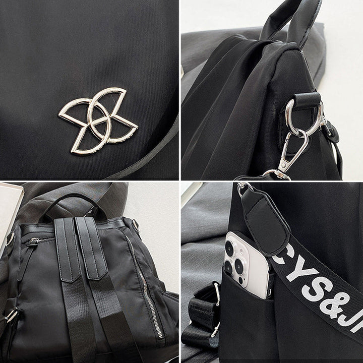 Damen Schultertasche | Diebstahlschutz | Geräumig | Sicher | Reißverschluss-Luzern Mode