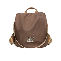 Damen Schultertasche | Diebstahlschutz | Geräumig | Sicher | Reißverschluss-Braun-Luzern Mode