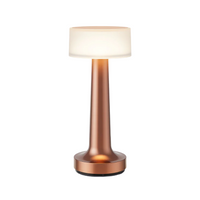 Tischlampe | Dimmbar Stilvoll Vielseitig Langlebig LED Wiederaufladbar-Bronze-Leuchtend-Luzern Mode