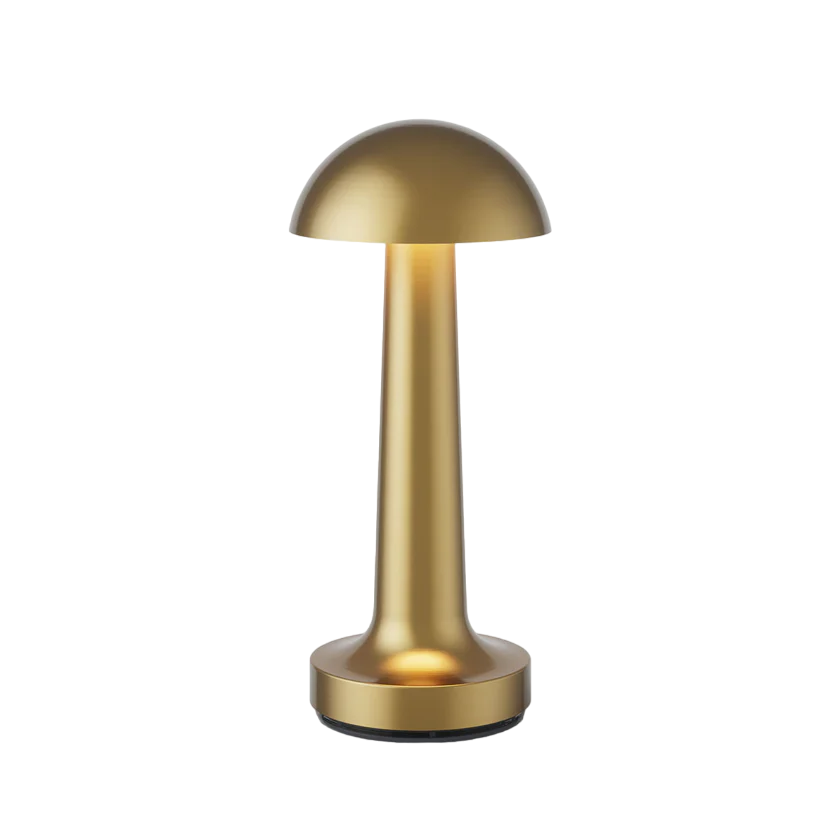 Tischlampe | Dimmbar Stilvoll Vielseitig Langlebig LED Wiederaufladbar-Gold-Rund-Luzern Mode