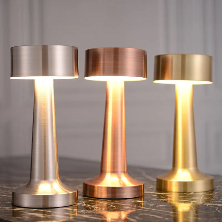 Tischlampe | Dimmbar Stilvoll Vielseitig Langlebig LED Wiederaufladbar-Luzern Mode