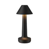 Tischlampe | Dimmbar Stilvoll Vielseitig Langlebig LED Wiederaufladbar-Schwarz-Kegel-Luzern Mode