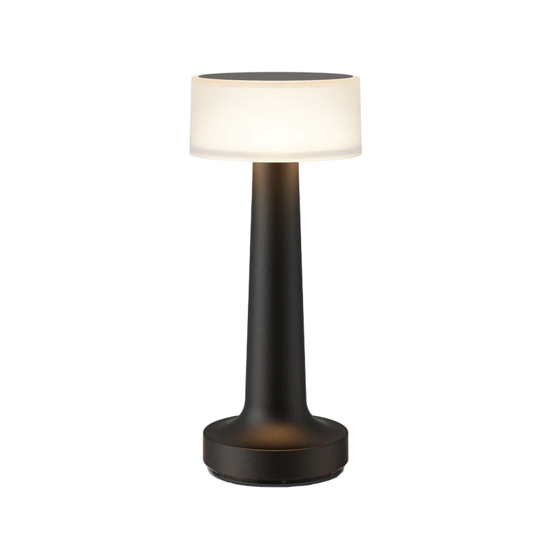 Tischlampe | Dimmbar Stilvoll Vielseitig Langlebig LED Wiederaufladbar-Schwarz-Leuchtend-Luzern Mode