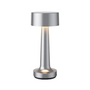 Tischlampe | Dimmbar Stilvoll Vielseitig Langlebig LED Wiederaufladbar-Silber-Zylinder-Luzern Mode