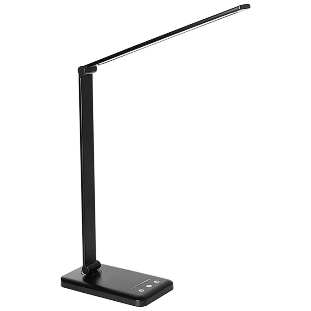 Schreibtischlampe | Modern Einstellbar Langlebig LED Kompakt Stilvoll USB-Schwarz-Luzern Mode