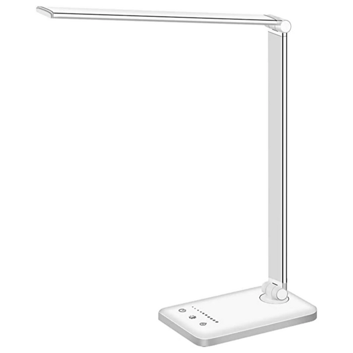 Schreibtischlampe | Modern Einstellbar Langlebig LED Kompakt Stilvoll USB-Weiß-Luzern Mode