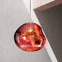 Glas-Deckenleuchte | Modern Stilvoll Atmosphärisch Langlebig Vielseitig-Rot-20 cm-Luzern Mode