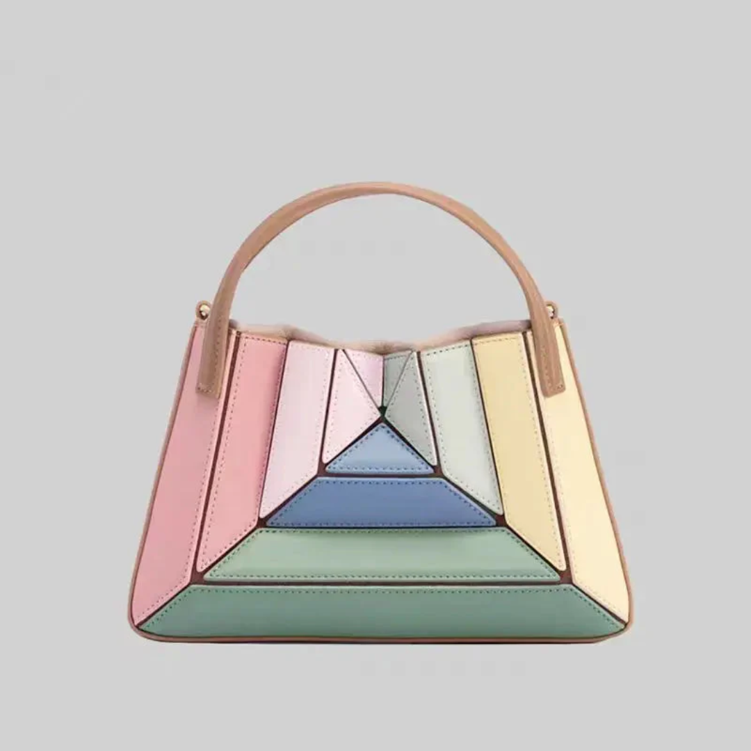 Geometrische Damenhandtasche mit modernem Design kaufen-Luzern Mode
