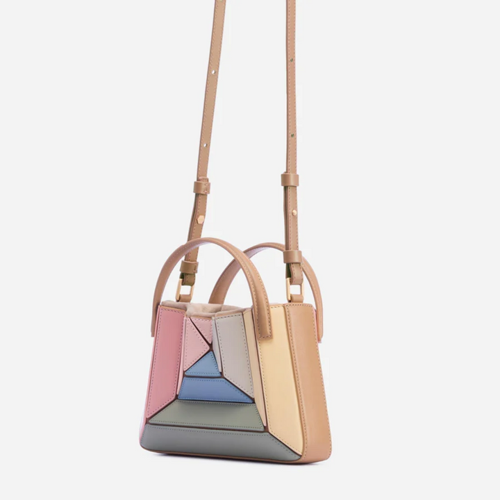 Geometrische Damenhandtasche mit modernem Design kaufen-Luzern Mode