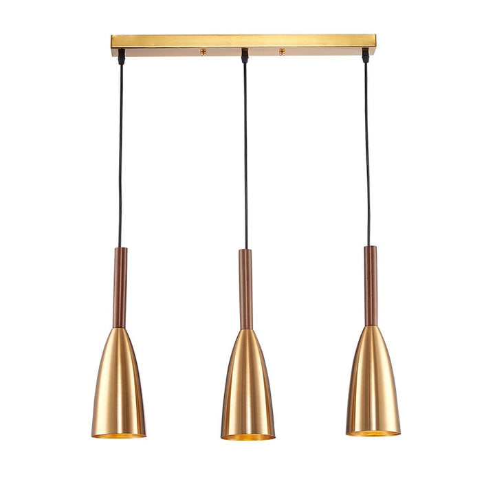 Hängeleuchte | Set | Schlank | Stilvoll | Skandinavisch | Modern | Stimmungsvolles Licht | Langlebig-3 Rechteckig Gold-Luzern Mode