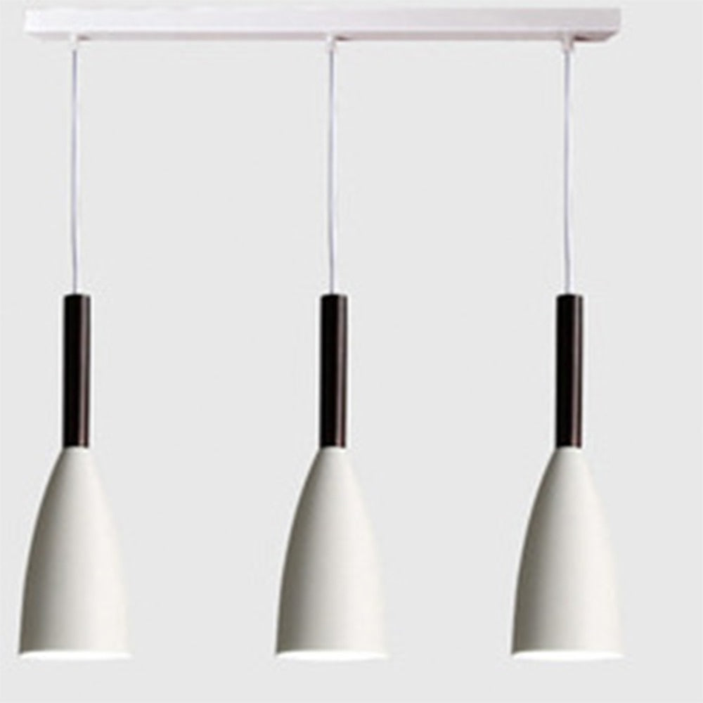 Hängeleuchte | Set | Schlank | Stilvoll | Skandinavisch | Modern | Stimmungsvolles Licht | Langlebig-3 Rechteckig Matt Weiß-Luzern Mode