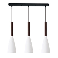 Hängeleuchte | Set | Schlank | Stilvoll | Skandinavisch | Modern | Stimmungsvolles Licht | Langlebig-3 Rechteckig Weiß-Luzern Mode
