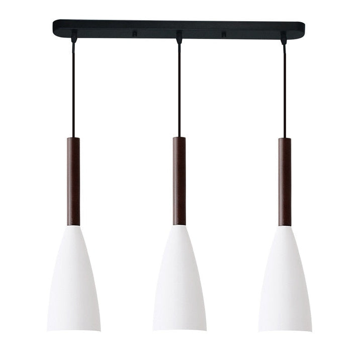 Hängeleuchte | Set | Schlank | Stilvoll | Skandinavisch | Modern | Stimmungsvolles Licht | Langlebig-3 Rechteckig Weiß-Luzern Mode
