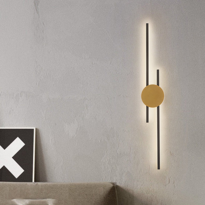 Wandlampe | Industriell LED Stilvoll Einzigartig Vielseitig Atmosphärisch Langlebig-Gold-A-63CM-Luzern Mode