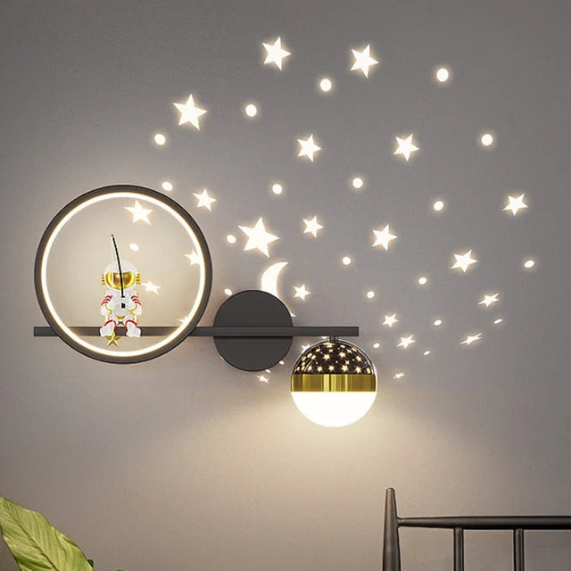 Kinder-Wandleuchte | Modern Beruhigend Atmosphärisch Stilvoll Langlebig LED-Luzern Mode