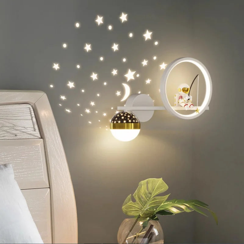 Kinder-Wandleuchte | Modern Beruhigend Atmosphärisch Stilvoll Langlebig LED-Luzern Mode