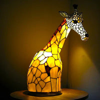 Tischlampe | Kunst Tier Bleiglas Stilvoll Einzigartig Vielseitig Trendy-Luzern Mode
