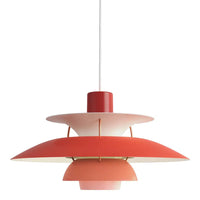 Deckenlampe | Rund Hängend LED Langlebig Dimmbar Vielseitig Stilvoll-Bordeaux-30 cm-Luzern Mode
