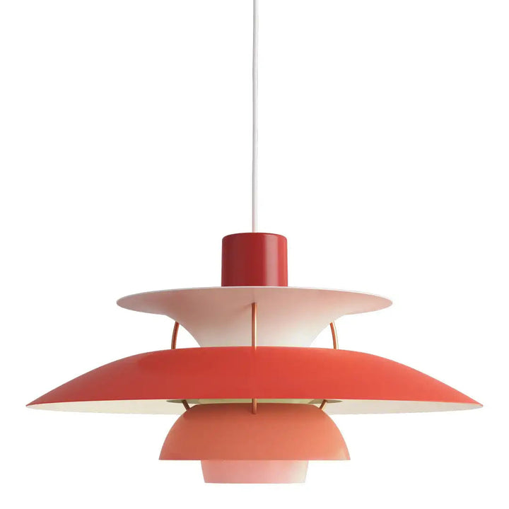 Deckenlampe | Rund Hängend LED Langlebig Dimmbar Vielseitig Stilvoll-Bordeaux-30 cm-Luzern Mode