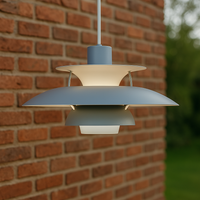Deckenlampe | Rund Hängend LED Langlebig Dimmbar Vielseitig Stilvoll-Dunkelgrau-30 cm-Luzern Mode