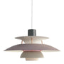 Deckenlampe | Rund Hängend LED Langlebig Dimmbar Vielseitig Stilvoll-Grau-30 cm-Luzern Mode